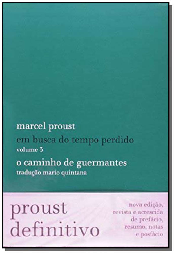 Capa do livro O Caminho de Guermantes, de Marcel Proust