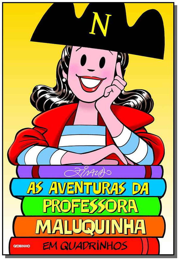Capa do livro As Aventuras da Professora Maluquinha em Quadrinhos, de Ziraldo