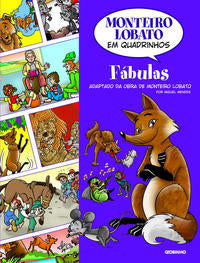 Capa do livro Monteiro Lobato em Quadrinhos - Fábulas, de Monteiro Lobato