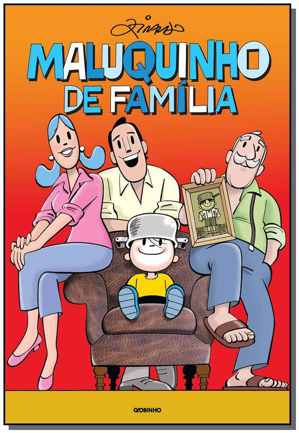 Capa do livro Maluquinho de Família, de Ziraldo