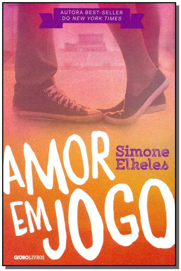 Capa do livro Amor em Jogo, de Simone Elkeles
