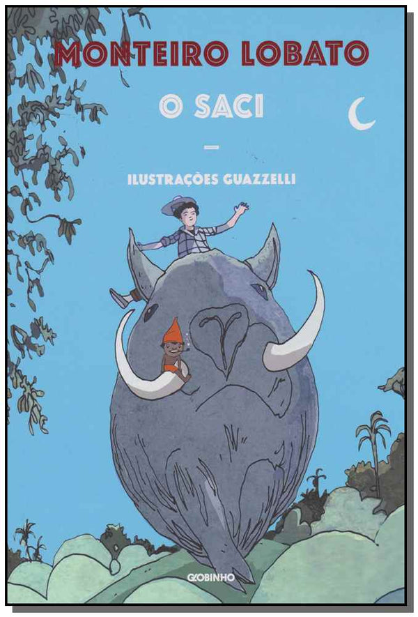 Capa do livro Saci, o, de Monteiro Lobato