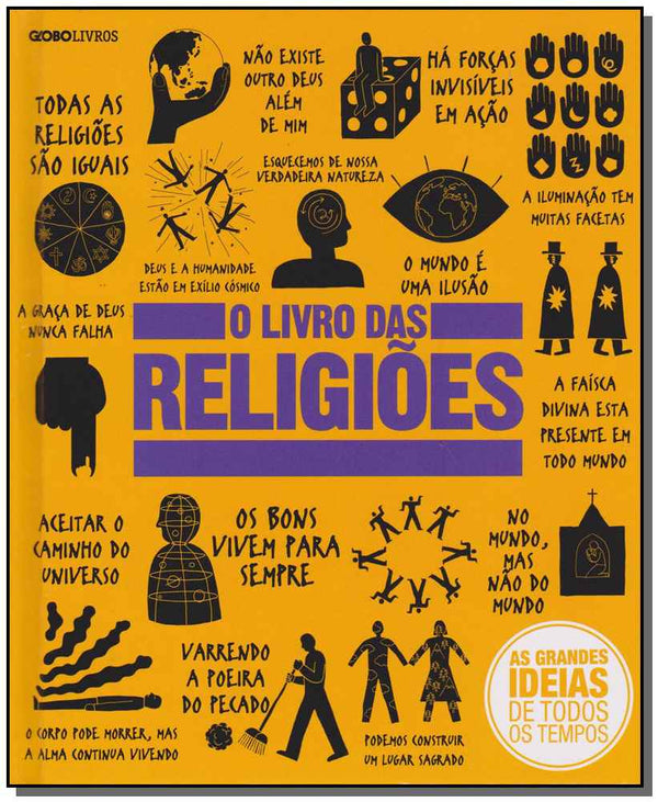 Capa do livro O Livro das Religiões, de Globo Livros