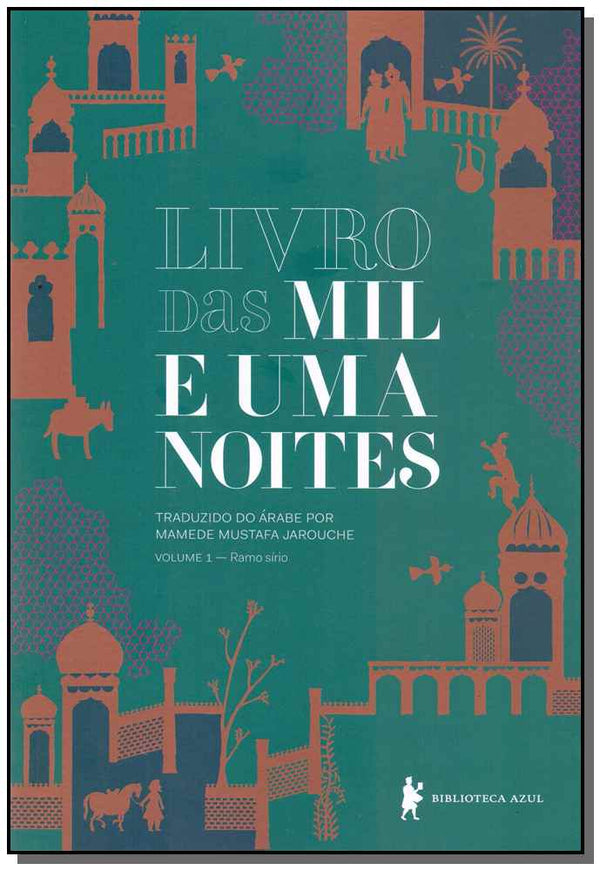 Capa do livro Livro das Mil e uma Noites - Vol.1, de Mamede Mustafa Jarouche