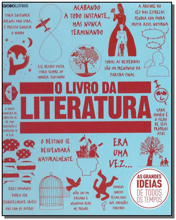 Capa do livro O Livro da Literatura - Reduzido, de Globo Livros