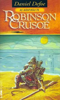 Capa do livro As Aventuras de Robinson Crusoé, de Daniel Defoe
