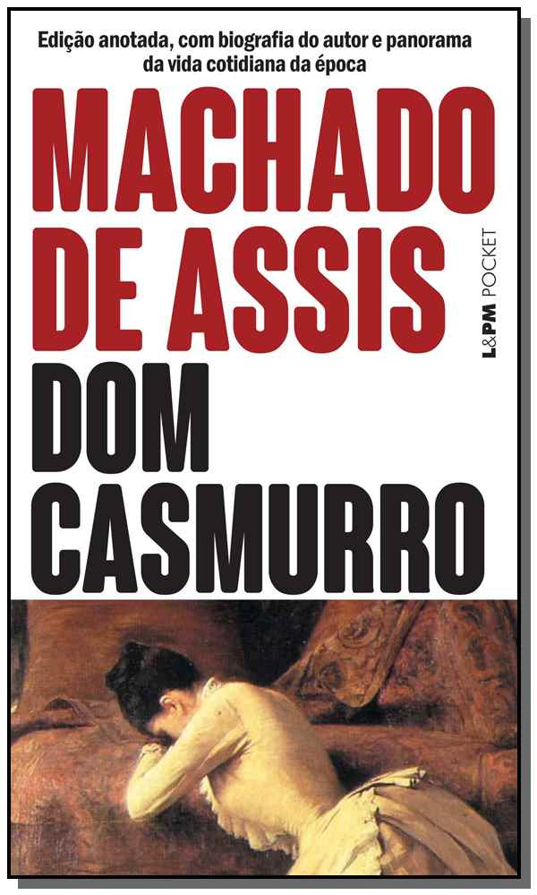 Capa do livro Dom Casmurro, de Machado de Assis