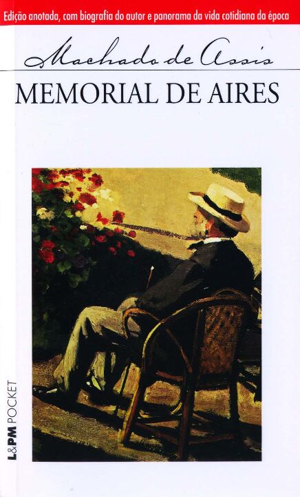 Capa do livro Memorial de Aires, de Machado de Assis