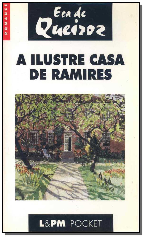Capa do livro A Ilustre Casa de Ramires, de Eca de Queiroz