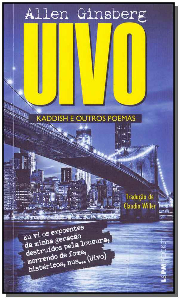 Capa do livro Uivo, de Allen Ginsberg