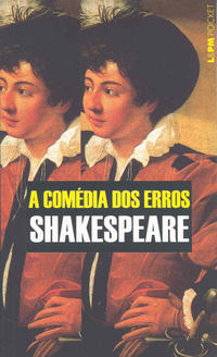 Capa do livro A Comédia dos Erros, de William Shakespeare