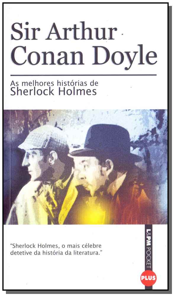 Capa do livro Melhores Hist. de Sherlock Holmes, as - Bolso Plus, de Arthur Conan Doyle