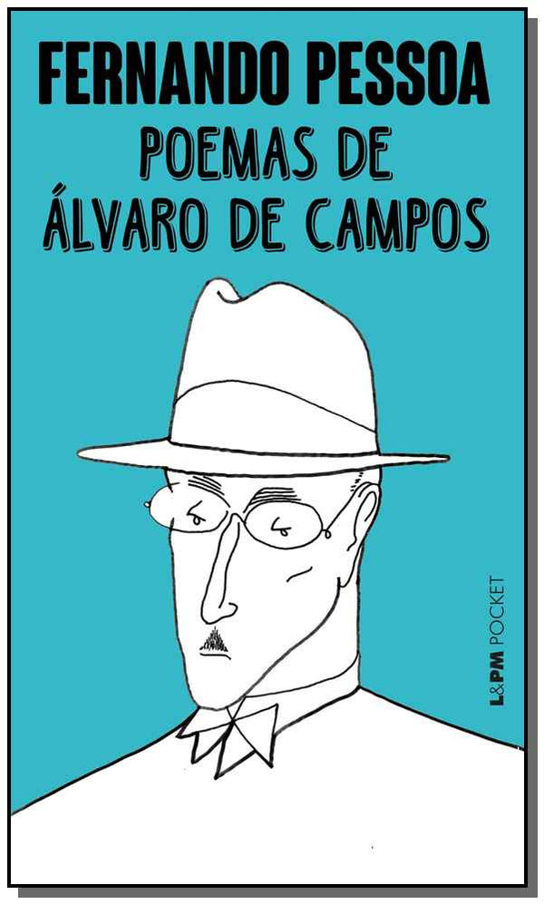 Capa do livro Poemas de Álvaro de Campos, de Fernando Pessoa