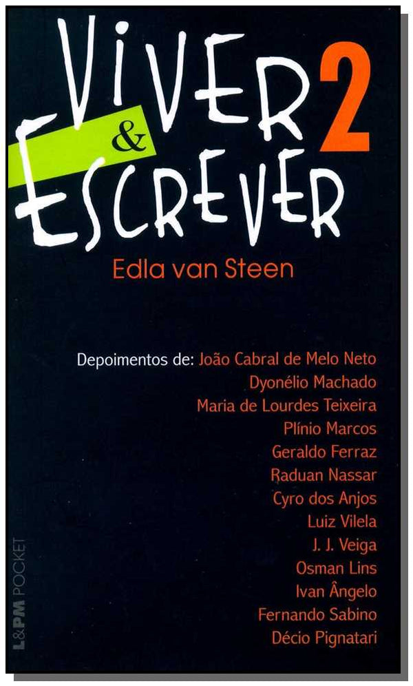 Capa do livro Viver e Escrever, de Edla Van Steen