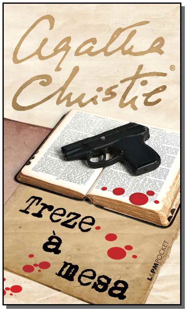 Capa do livro Treze à Mesa, de Agatha Christie
