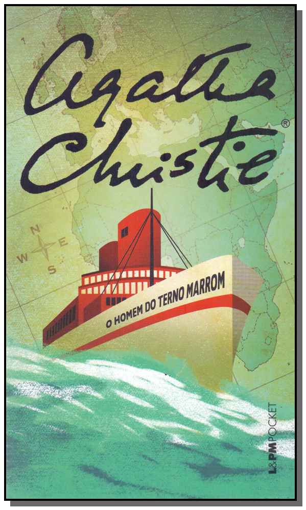 Capa do livro Homem do Terno Marrom, o - Bolso, de Agatha Christie