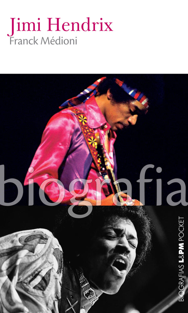 Capa do livro Jimi Hendrix, de Franck Medioni