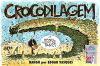 Capa do livro Crocodilagem - Rango, de Edgar Vasques