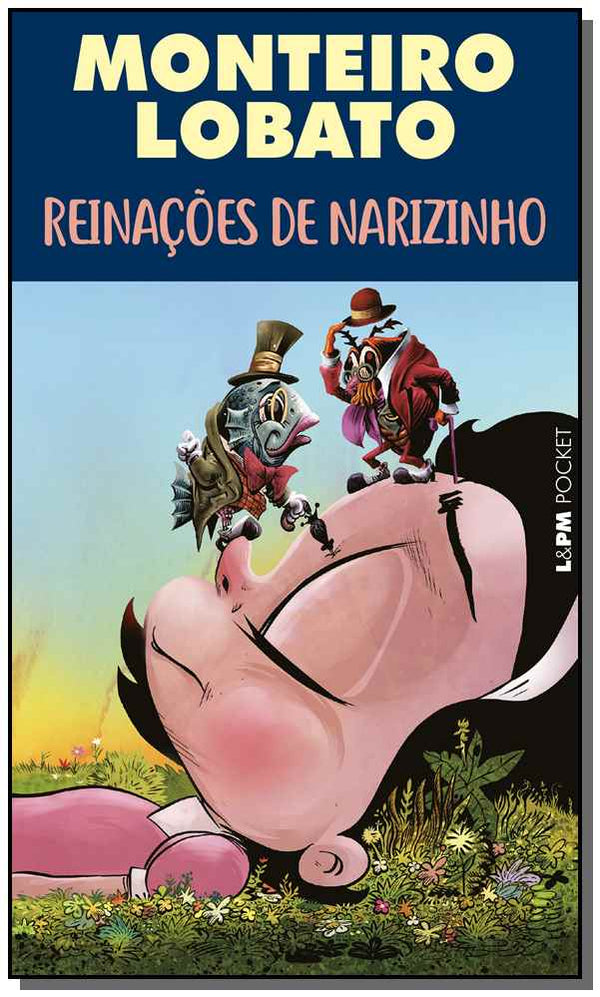 Capa do livro Reinações de Narizinho, de Monteiro Lobato