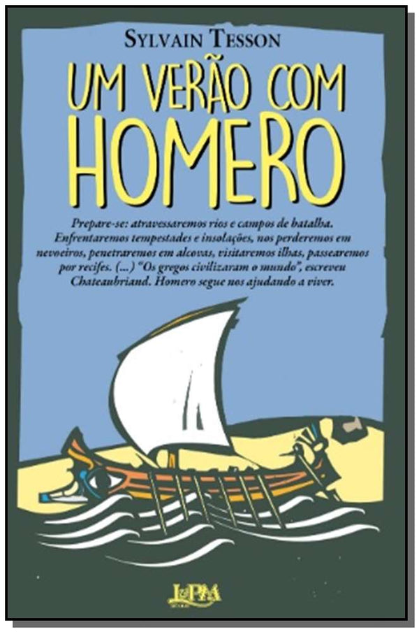 Capa do livro Um Verão com Homero, de Sylvain Tesson