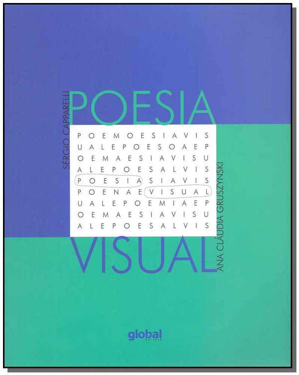 Capa do livro Poesia Visual, de Gruszynsky e Capparelli
