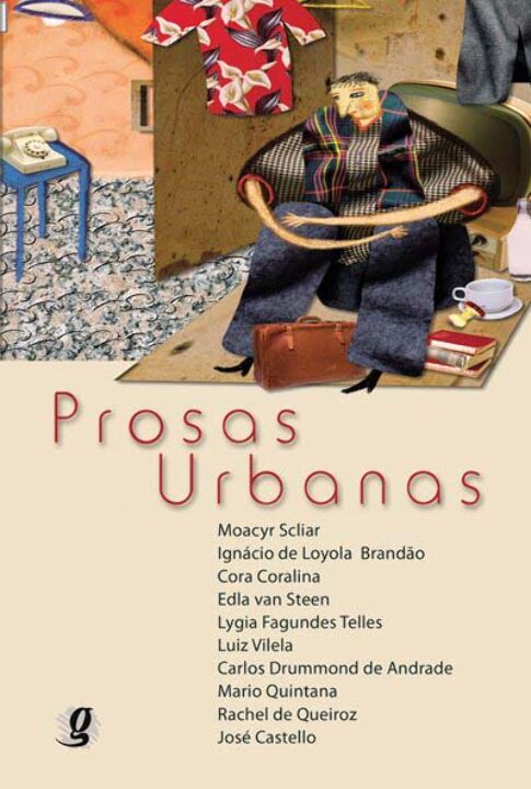 Capa do livro Prosas Urbanas, de Carlos Drummond de Andrade