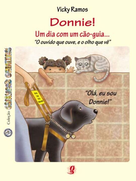 Capa do livro Donnie - Um Dia com um Cao-Guia, de Vicky Ramos