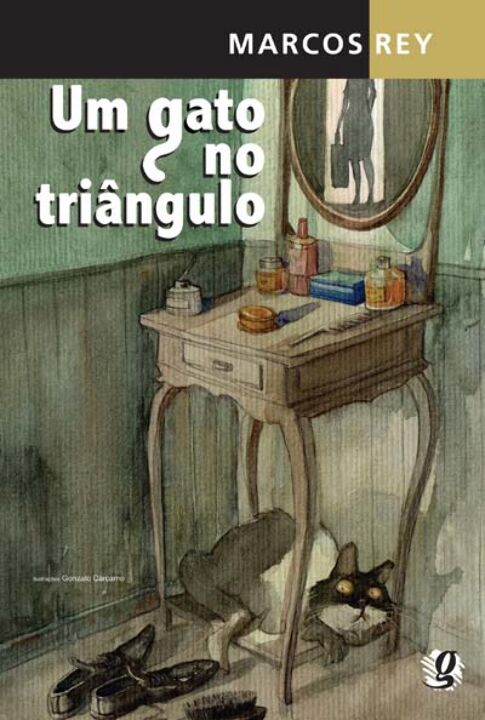 Capa do livro Um Gato no Triangulo, de Marcos Rey