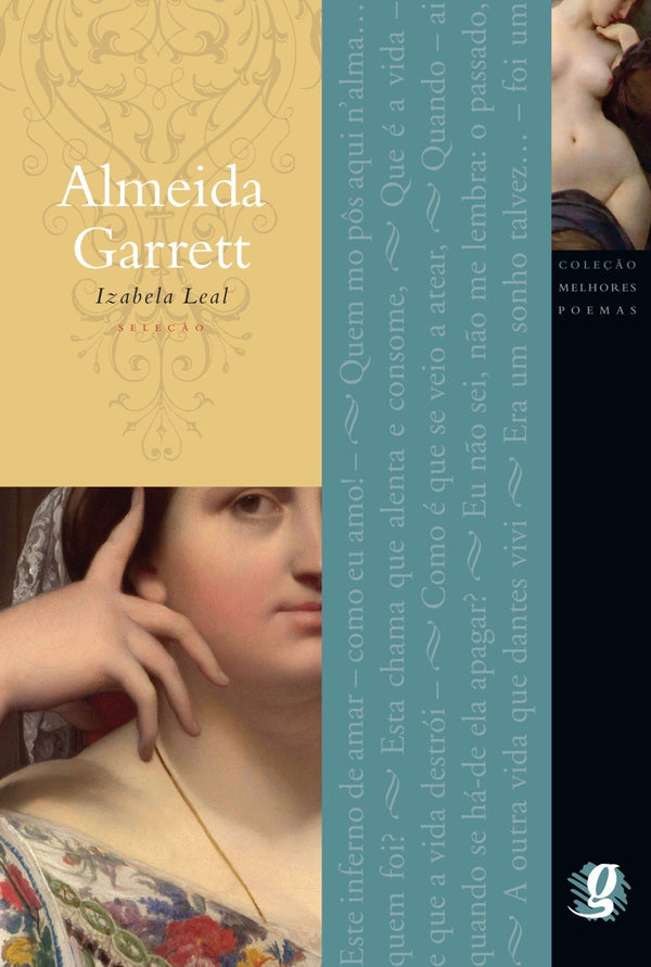 Capa do livro Melhores Poemas de Almeida Garret, de Izabela Leal