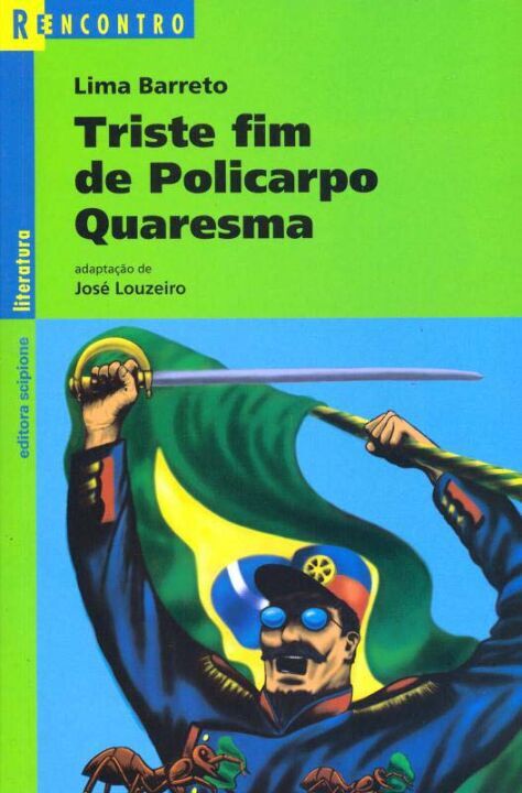 Capa do livro Triste Fim de Policarpo Quaresma, de Lima Barreto
