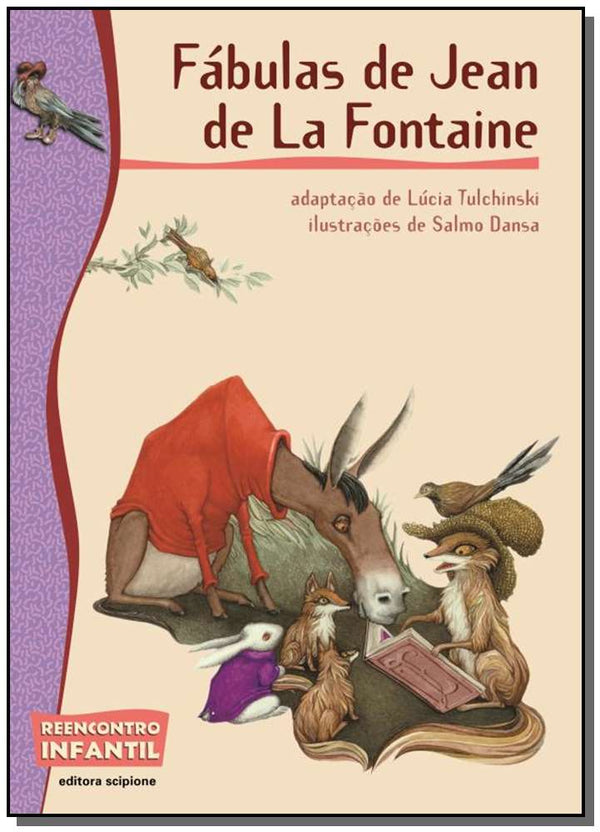 Capa do livro Fábulas de Jean de La Fontaine, de Lucia Tulchinski, Jean de La Fontaine