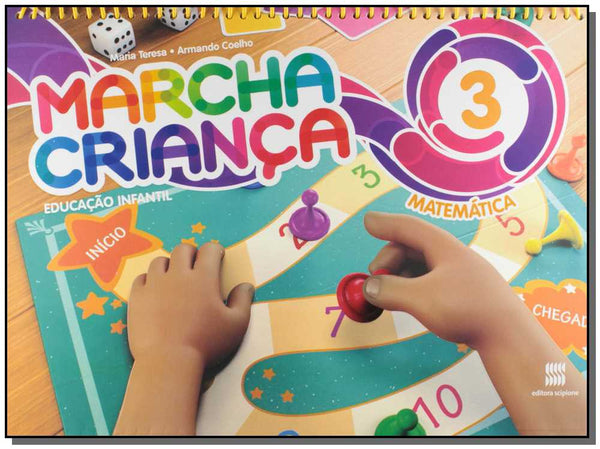 Capa do livro Marcha Criança - Matemática -Vol. 3 - 05ed/15, de Armando Coelho, Teresa Maria