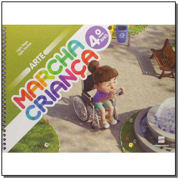 Capa do livro Marcha Criança - Arte - 4º Ano - 02ed/16, de Ligia Santos, Ligia Rego