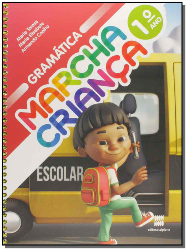 Capa do livro Marcha Criança - Gramática 1º Ano - 02ed/16, de Teresa; Elisabete; Coelho