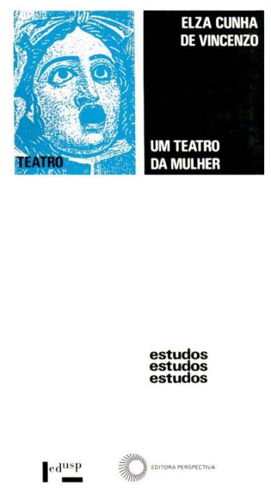 Capa do livro Um Teatro da Mulher, de Elza Cunha de Vicenzo