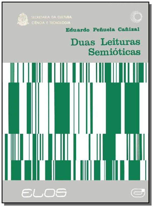 Capa do livro Duas Leituras Semióticas, de Eduardo Penuela Canizal