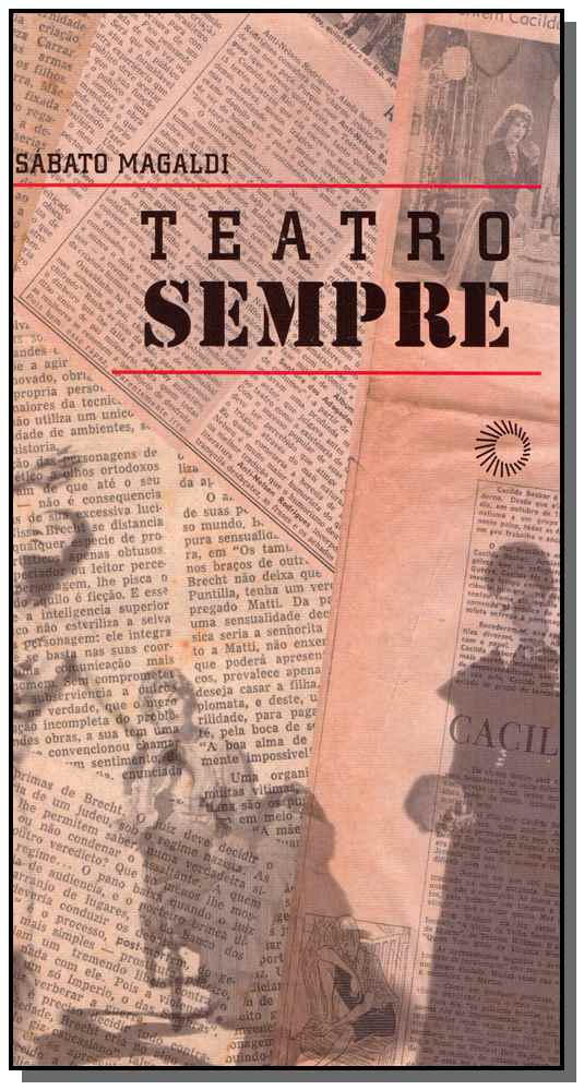 Capa do livro Teatro Sempre, de Sabato Magaldi