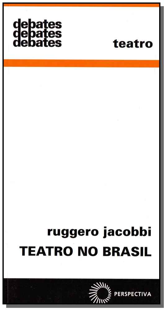 Capa do livro Teatro no Brasil, de Ruggero Jacobbi