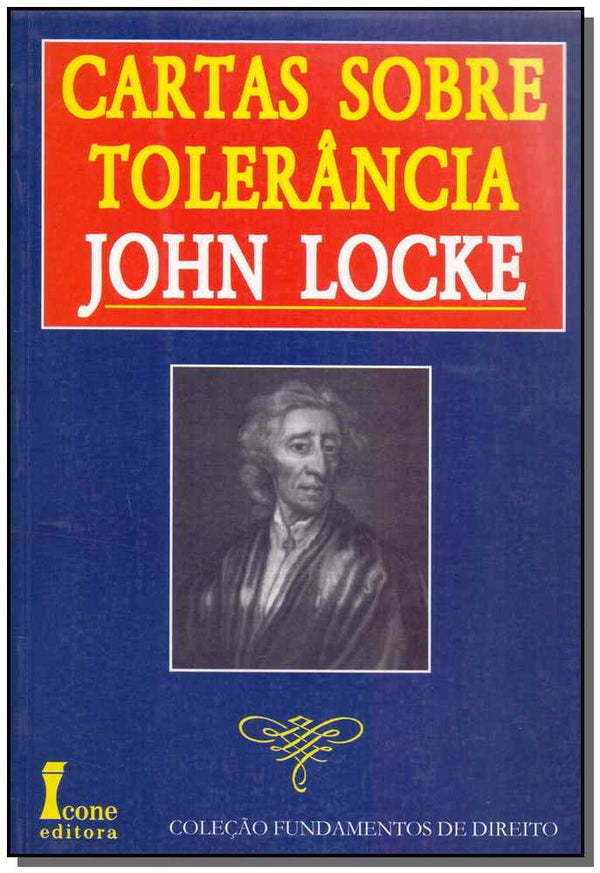 Capa do livro Cartas sobre Tolerância, de John Locke