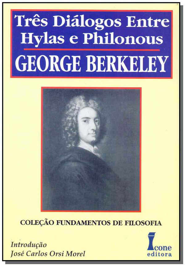 Capa do livro Três Diálogos e Hylas e Philon, de George Berkely
