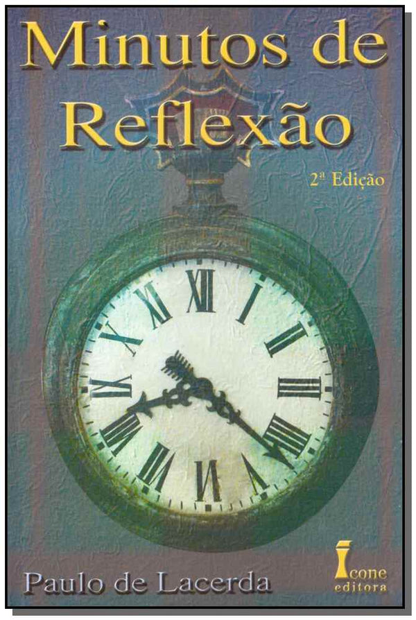 Capa do livro Minutos de Reflexão, de Paulo de Lacerda