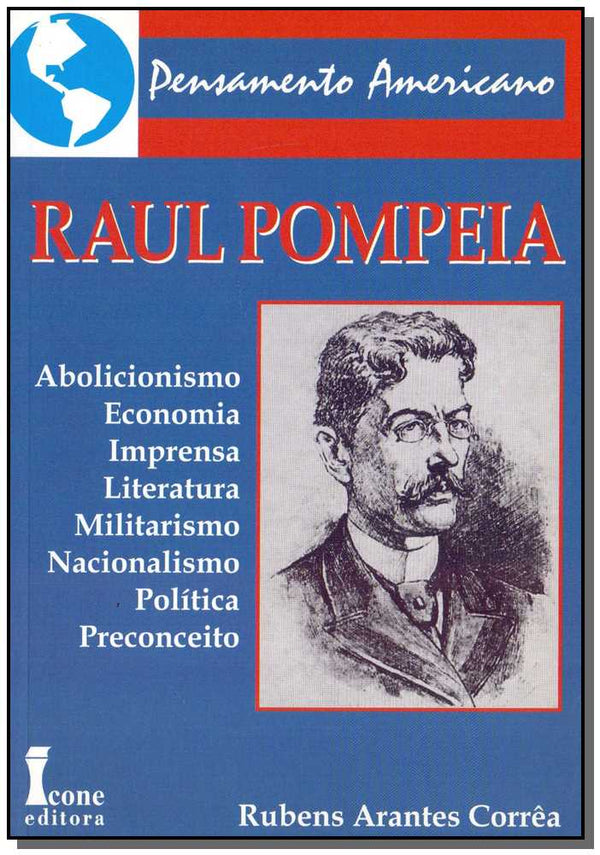 Capa do livro Raul Pompeia, de Rubens Arantes Correa