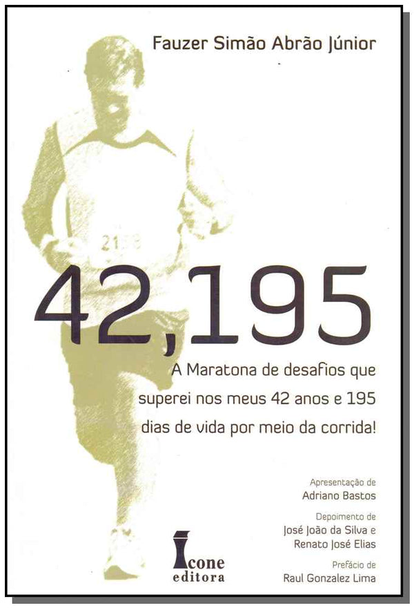 Capa do livro 42,195, de Fauzer Simao Abrao Jr.