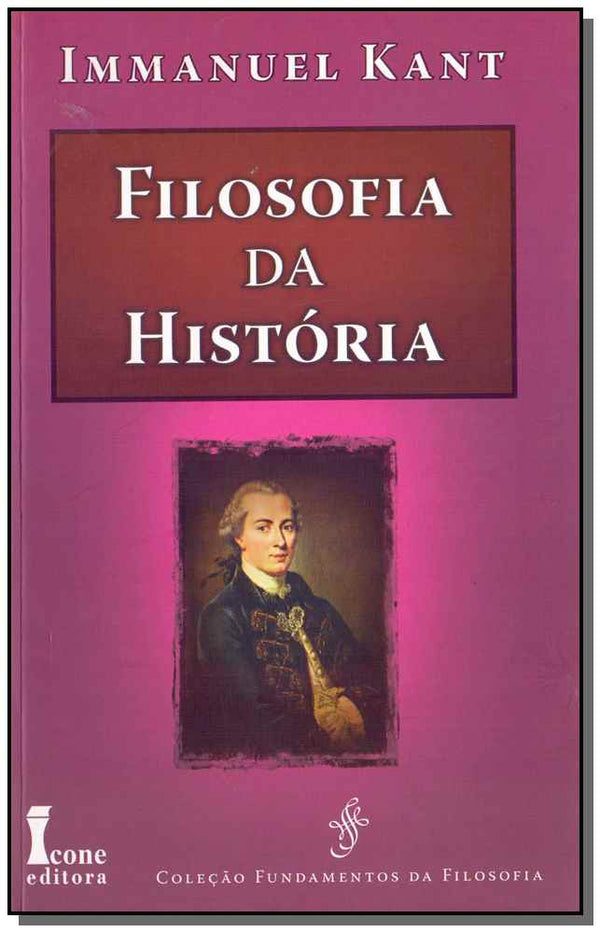 Capa do livro Filosofia da História, de Immanuel Kant