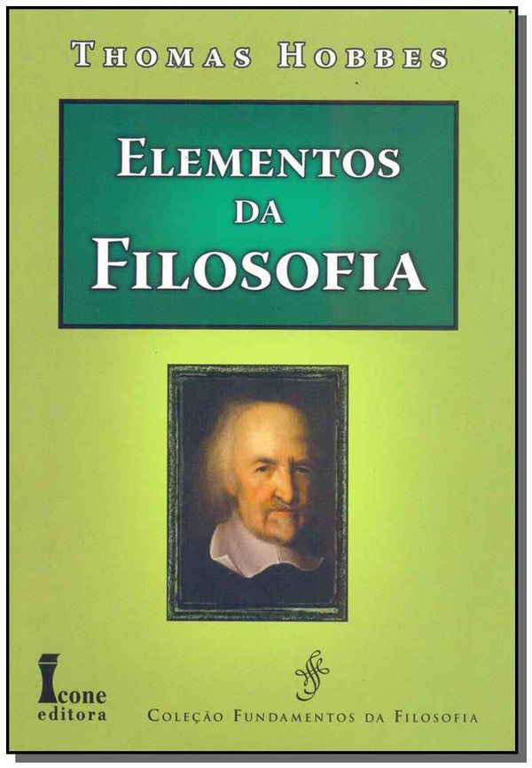 Capa do livro Elementos da Filosofia, de Thomas Hobbes