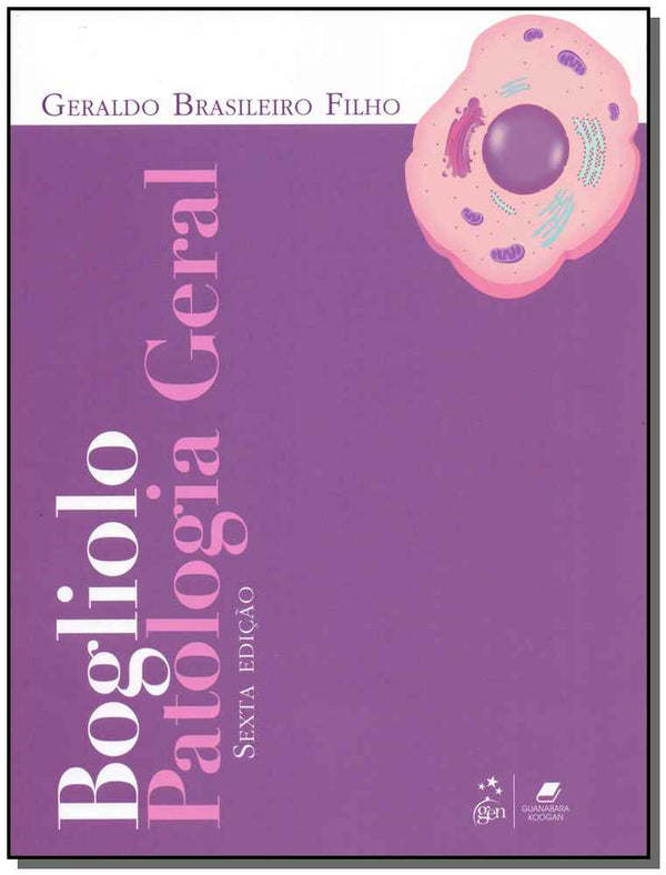 Capa do livro Bogliolo - Patologia Geral, de Geraldo Brasileiro Filho