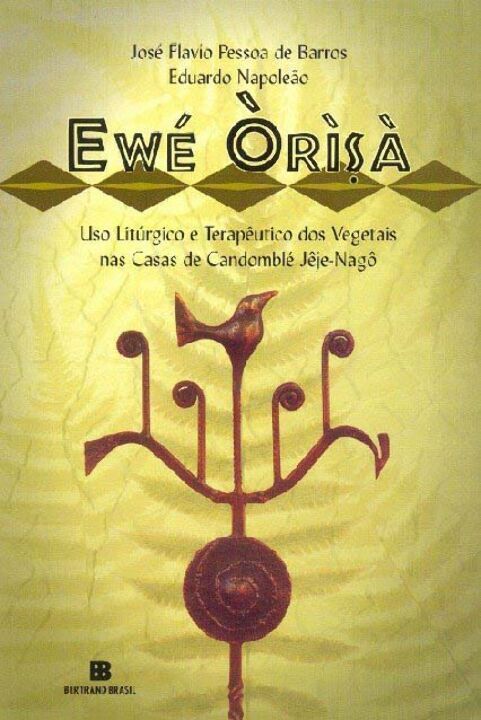 Capa do livro Ewé Òrìsà: Uso Litúrgico e Terapêutico dos Vegetais nas Casa, de Jose Flavio P. Barros