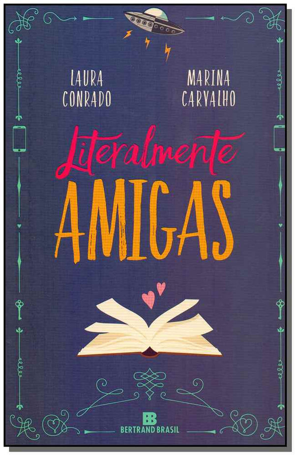 Capa do livro Literalmente Amigas, de Laura Conrado