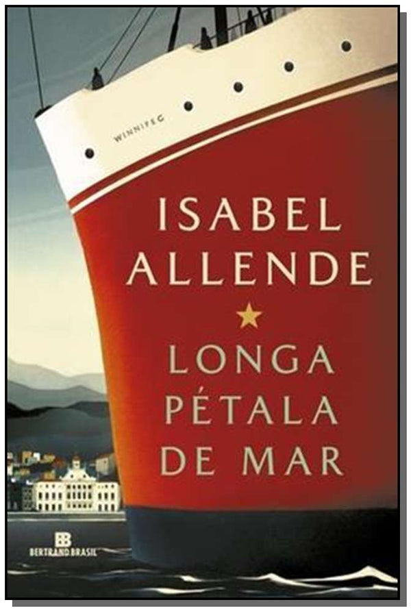 Capa do livro Longa Pétala de Mar, de Isabel Allende