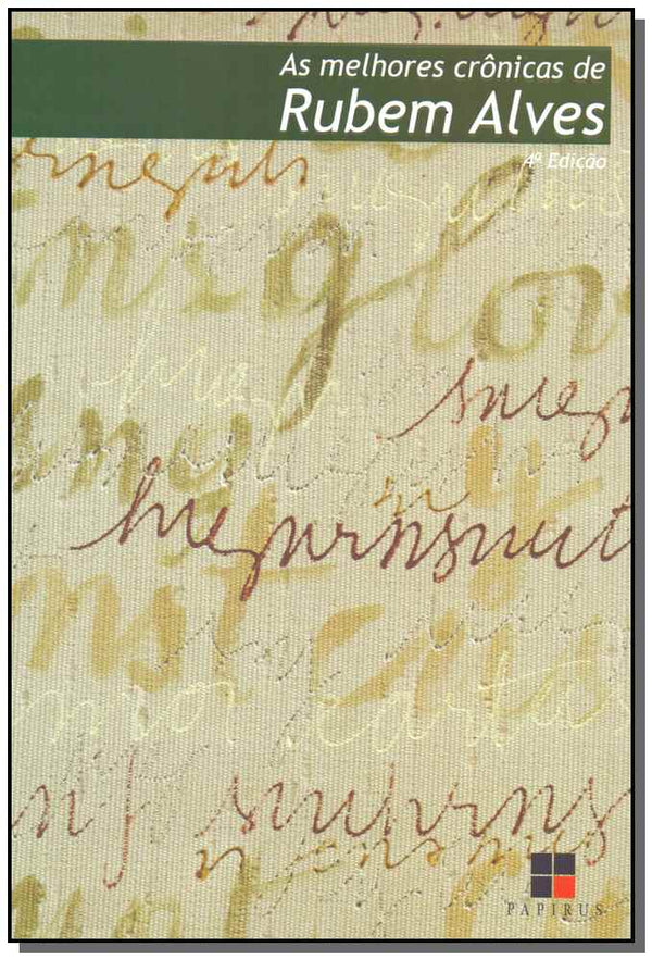 Capa do livro Melhores Crônicas de Rubem Alves, de Rubem Alves